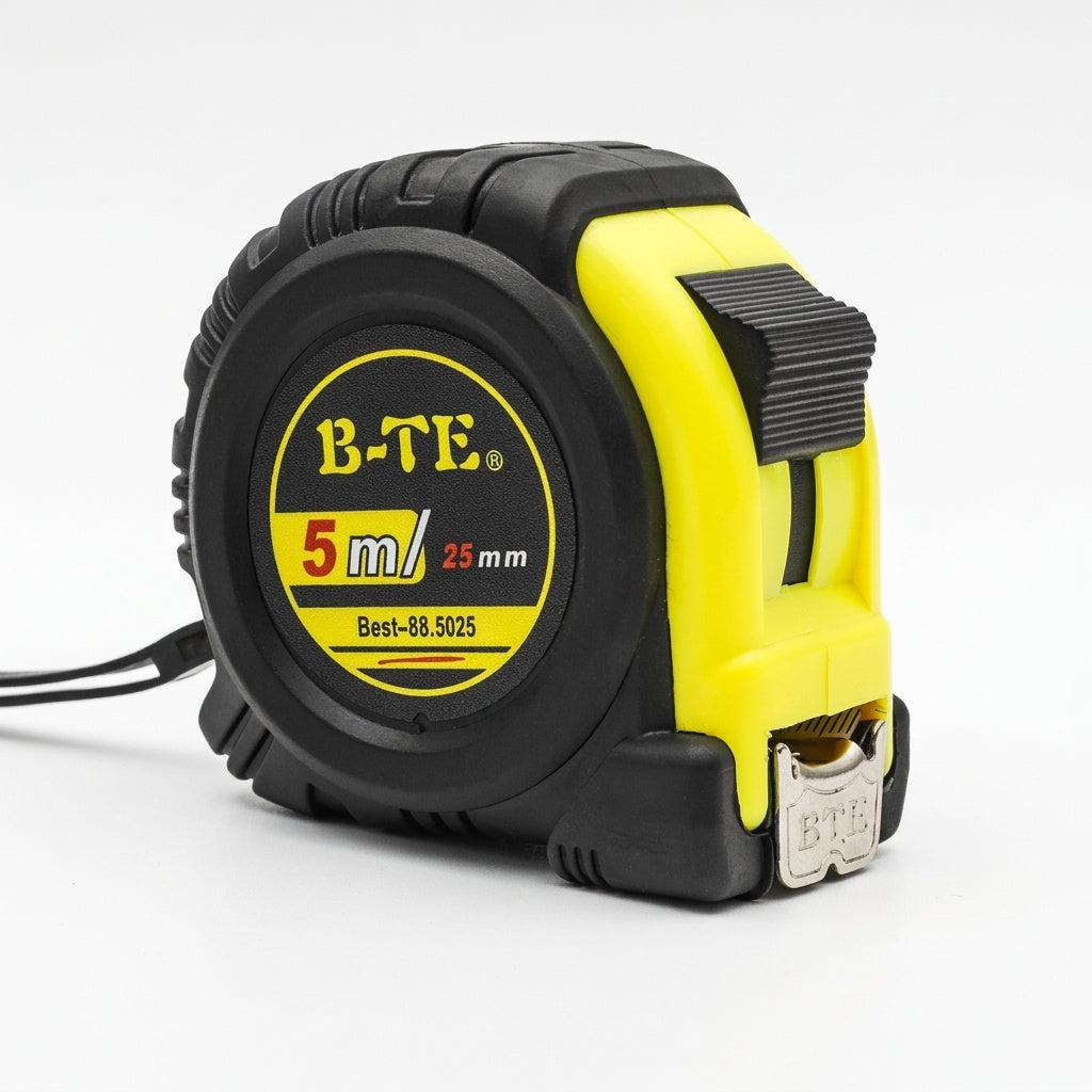 Trena 5m Profissional Emborrachada com Trava Dupla Fita de Aço | Forjano