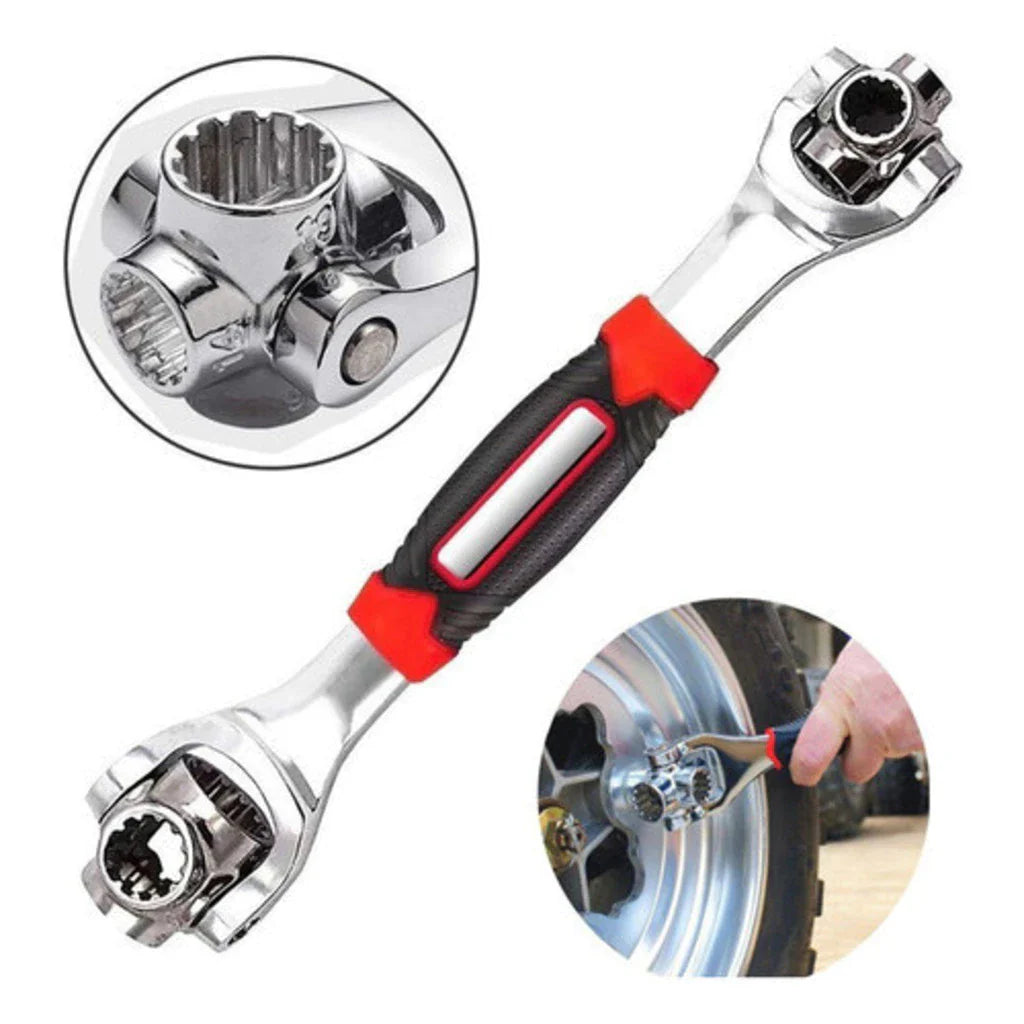 Chave Multifuncional 48 em 1 Universal 360° Soquete Profissional | Forjano