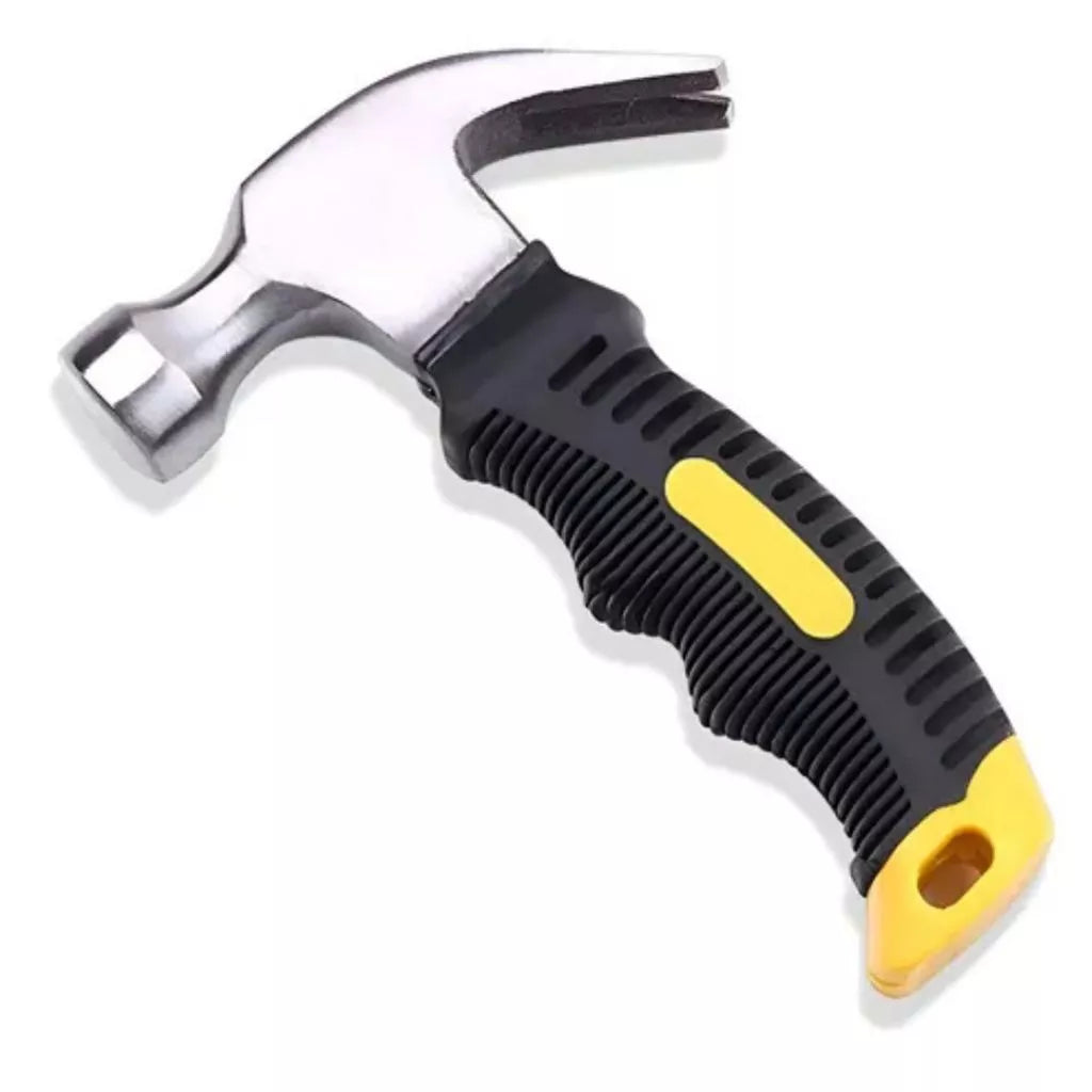Mini Martelo 16cm Cabo Emborrachado Reforçado Compacto Profissional | Forjano