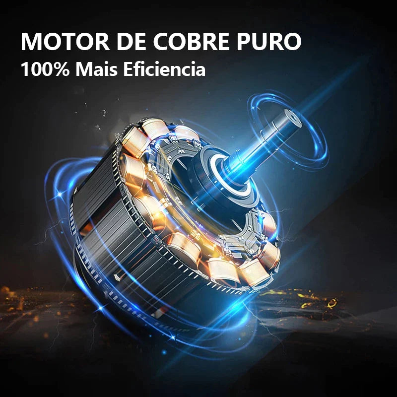 Furadeira Parafusadeira 48V Impacto Sem Fio + Kit Completo com Maleta | Forjano