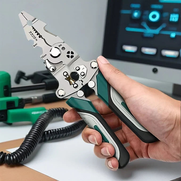 Alicate Decapador Crimpador Automático 18 em 1 Profissional | Forjano