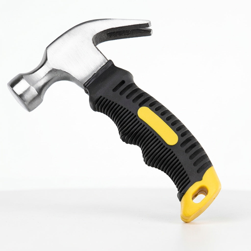 Mini Martelo 16cm Cabo Emborrachado Reforçado Compacto Profissional | Forjano